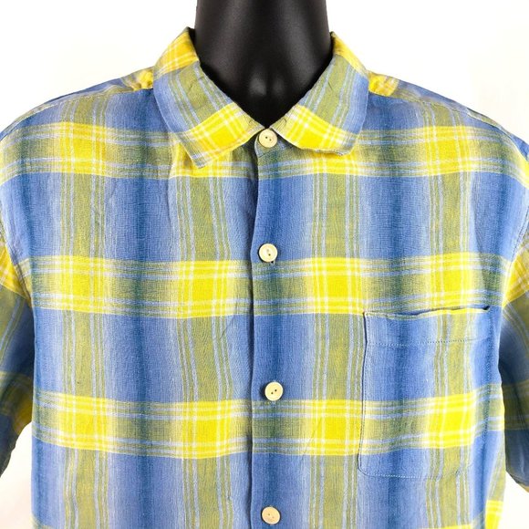 Tommy bahama Relax Mens 100% Linen Short Sleeve - Picture 4 of 6